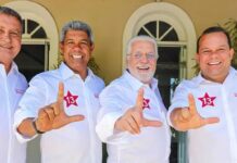 Senador JAQUES WAGNER anunciou nesta sexta-feira (20), CHAPA COMPLETA do governo para disputa das ELEIÇÕES 2026; o candidato a vice governador será novamente GERALDO JÚNIOR