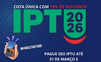 Atenção contribuintes de Guanambi: A Secretaria Municipal da Fazenda está com a CAMPANHA de pagamento do IPTU 2026 com DESCONTO de 10% até dia 31 de Março