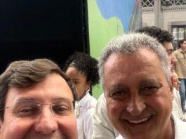 Pré-candidato a DEPUTADO FEDERAL MARCELO EMERENCIANO (Avante) participa em Salvador ao lado de RUI COSTA e JERÔNIMO RODRIGUES de momento importante de anúncio de obras com recursos do governo federal