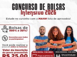 CONCURSO DE BOLSAS INTENSIVO 2026: Sua chance de estudar no cursinho que mais aprova, ZÊNITE