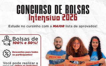 CONCURSO DE BOLSAS INTENSIVO 2026: Sua chance de estudar no cursinho que mais aprova, ZÊNITE