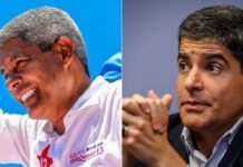 Quaest na BA, votos válidos: JERÔNIMO RODRIGUES, 52%; ACM NETO, 48%