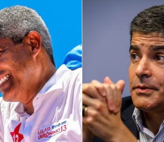 Quaest na BA, votos válidos: JERÔNIMO RODRIGUES, 52%; ACM NETO, 48%
